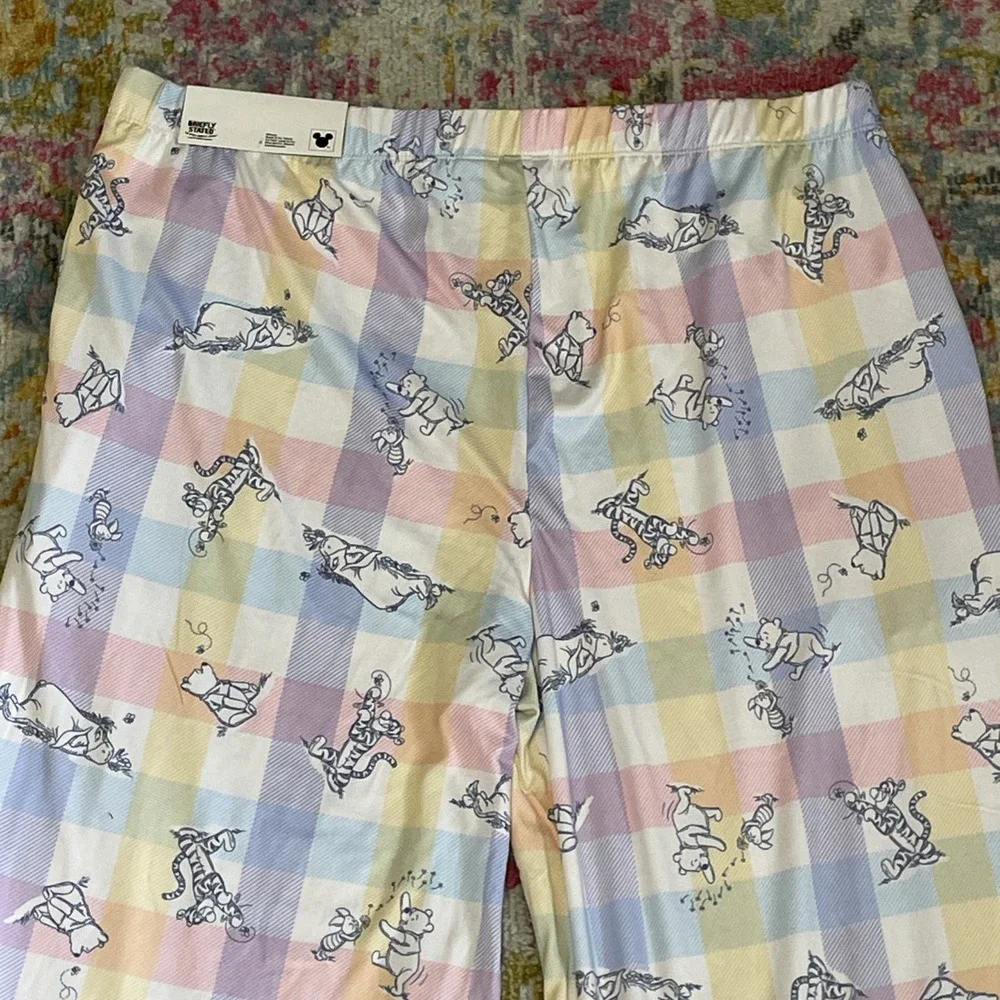 NWT Disney Winnie The Pooh Eeyore Pajama Pants Sleepwear Loungewear Womens Large - Picture 8 of 15
